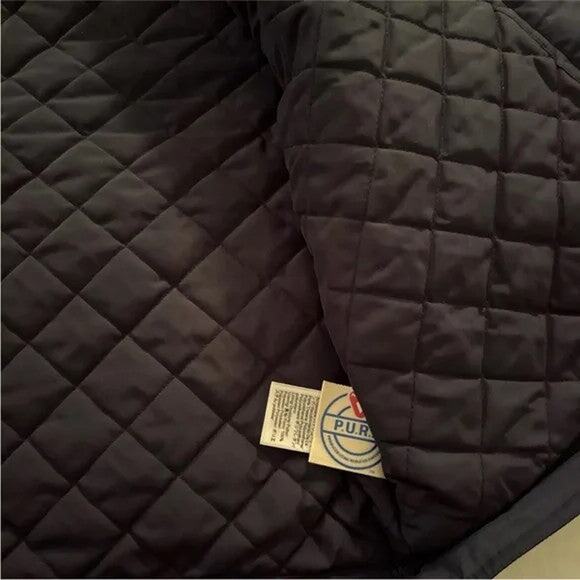 J.Crew Puffer Trucker Jacket Corduroy Collar Navy - S - Picture 6 of 6